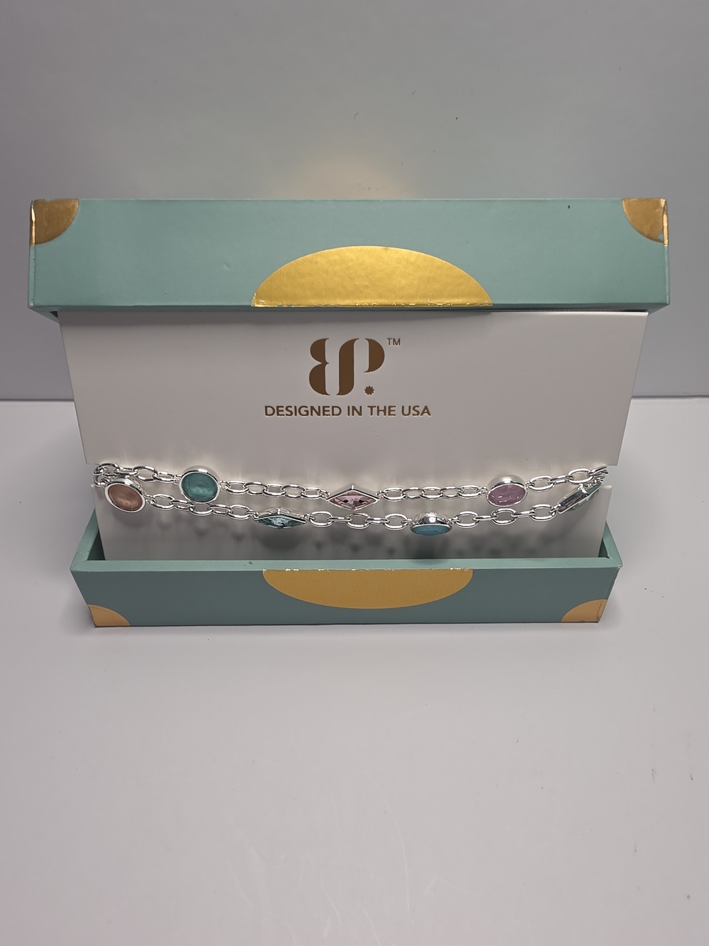 BP Jewel Candy En Route Bracelet In Miami Zest On Silver